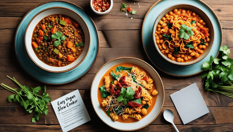 Easy Vegan Slow Cooker Recipes: Simple & Delicious Guide