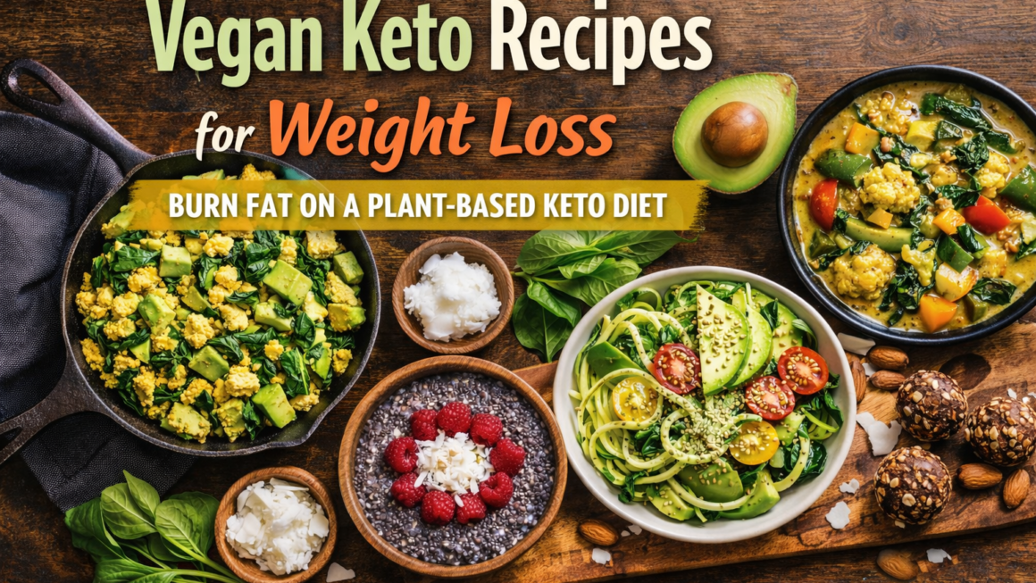 vegan keto recipes for weight loss with plant-based low-carb meals