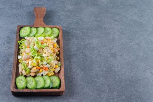 Viral California Roll Cucumber Salad (Veganized)
