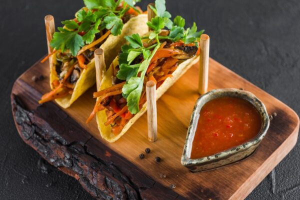 Gochujang Mushroom Tacos: Korean-Mexican Vegan Fusion