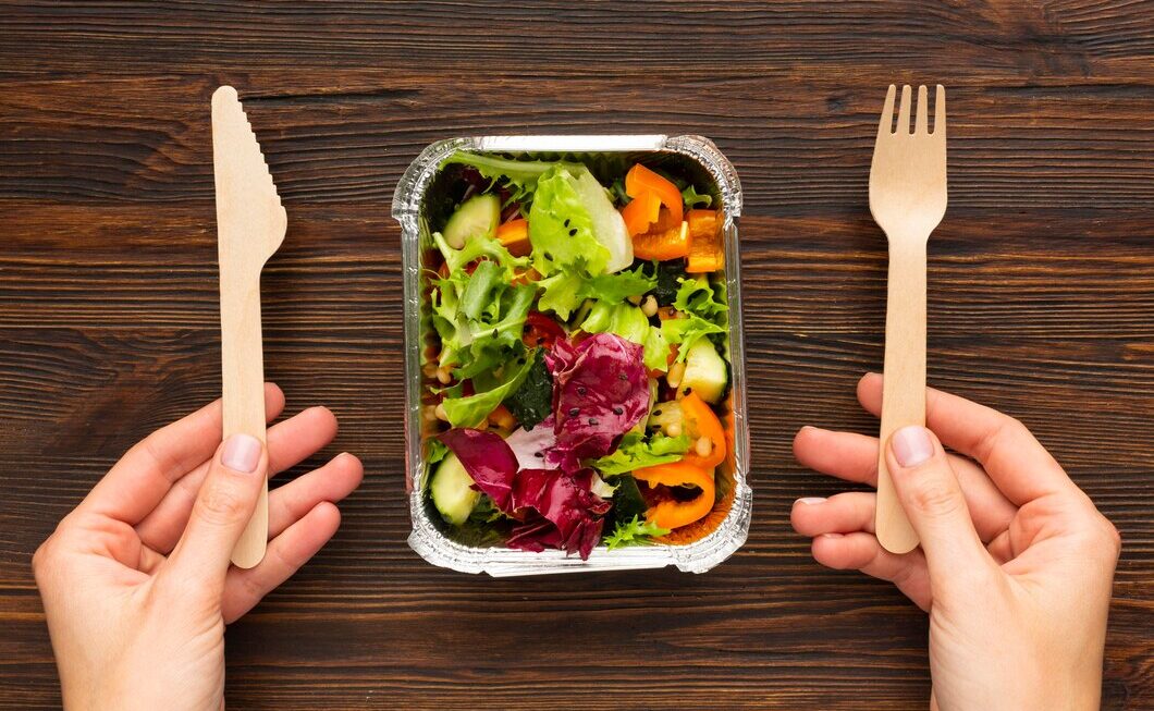 vegan packed lunch