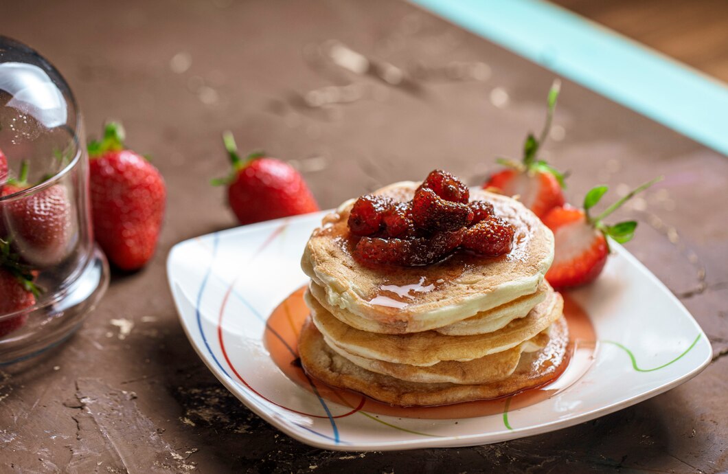 Gluten-free vegan Sunday pancakes