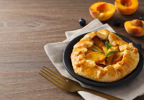 plant-based peach recipes