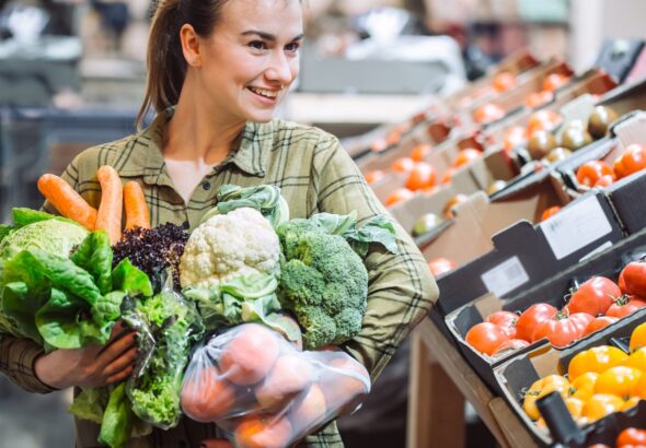 vegan grocery shopping